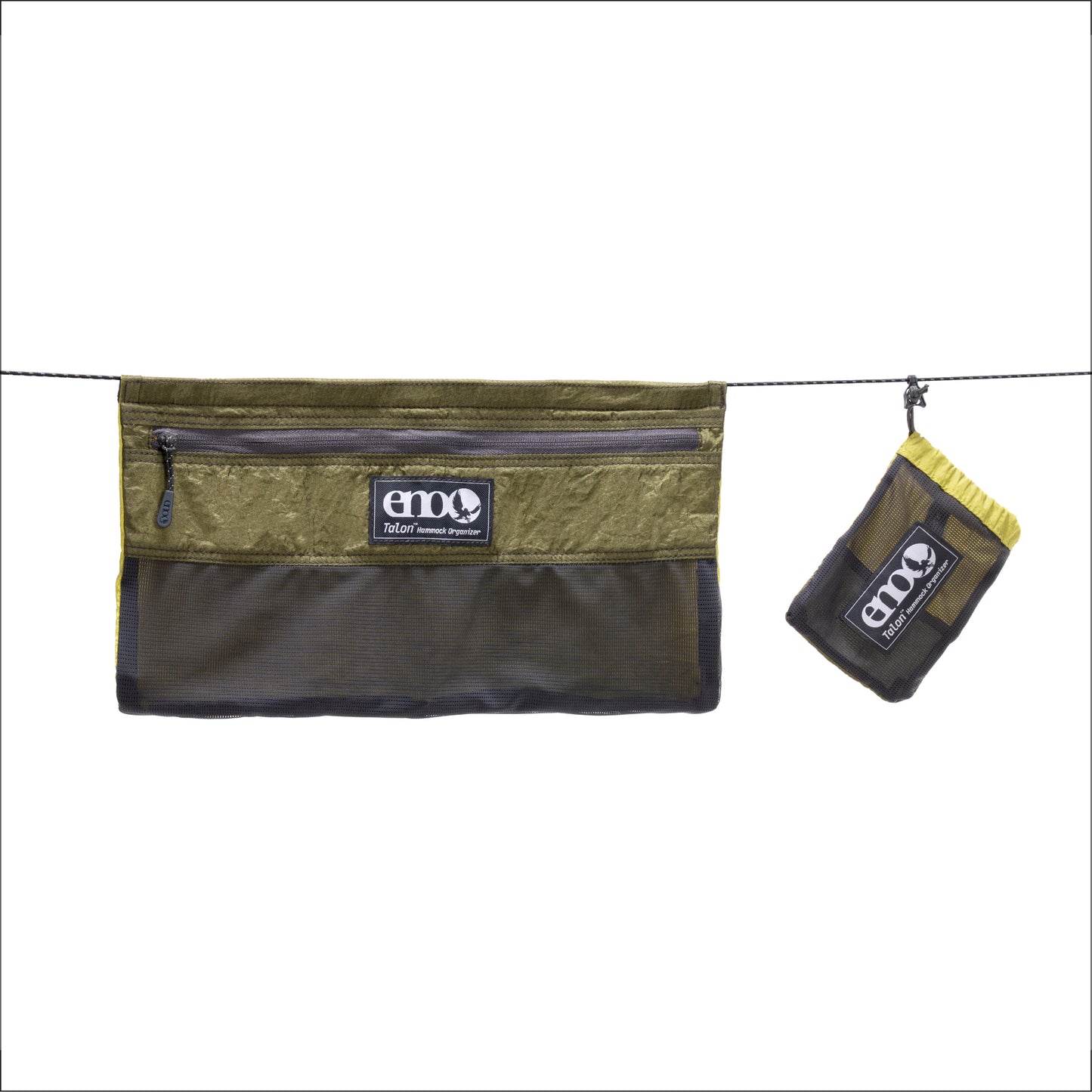 ENO, Talon Hammock Organizer, Melon/Olive