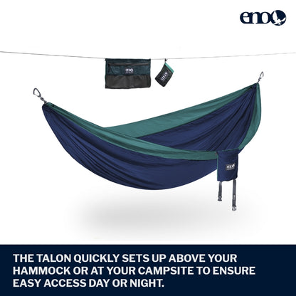 ENO, Eagles Nest Outfitters Twilights Camp Lights/Hammock Lights, 20 LED Lights, Water Resistant, White Light