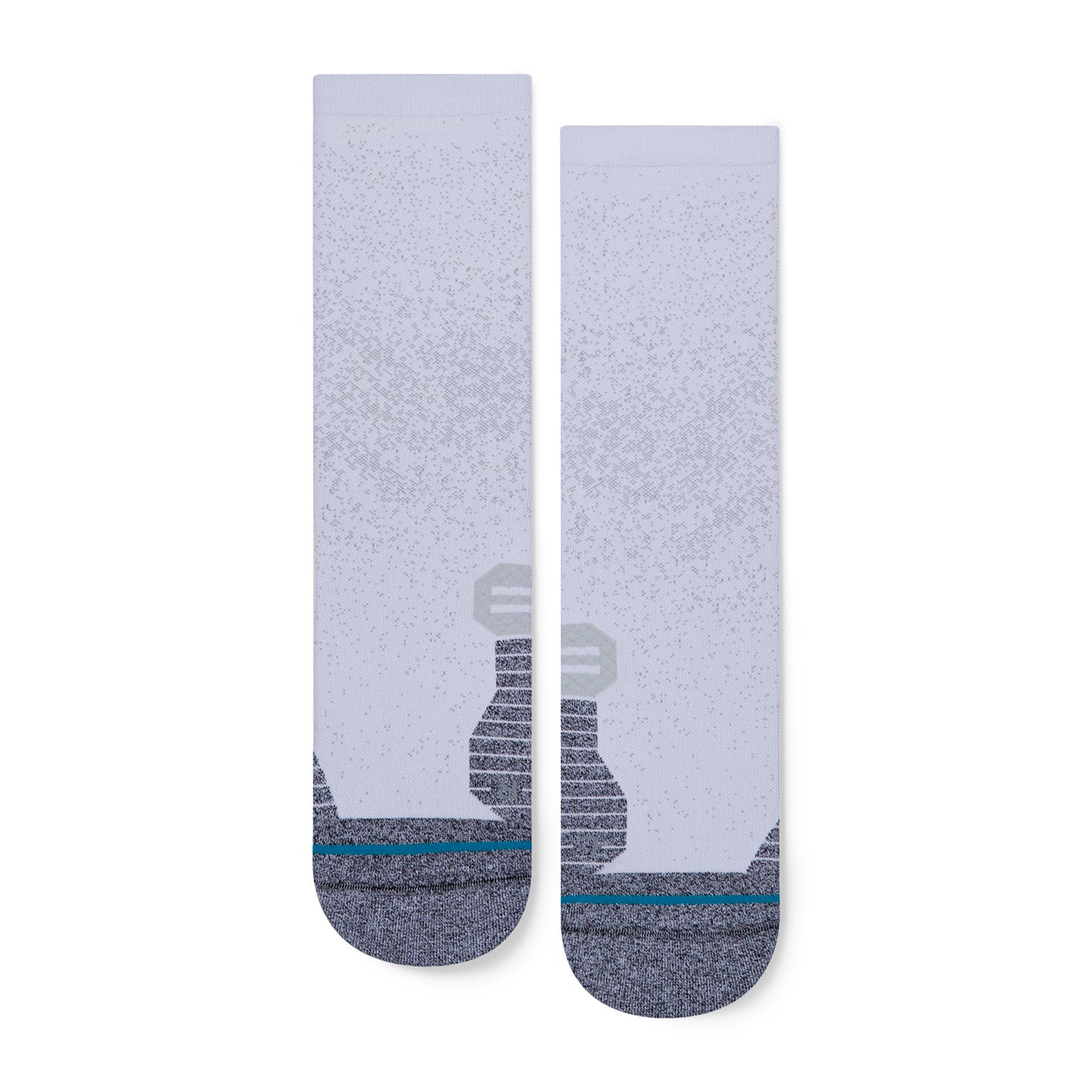 Stance Run Crew St Socks (Small, White)