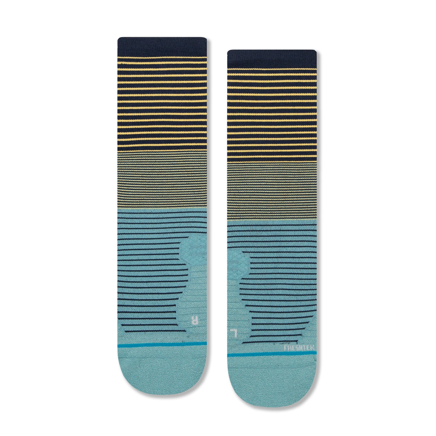 Stance Flounder Crew Socks (Medium, Navy)