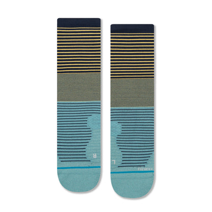 Stance Flounder Crew Socks (Medium, Navy)