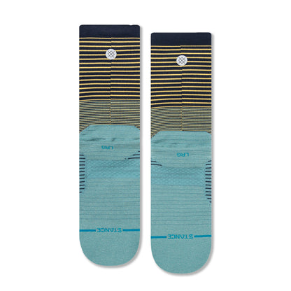 Stance Flounder Crew Socks (Medium, Navy)
