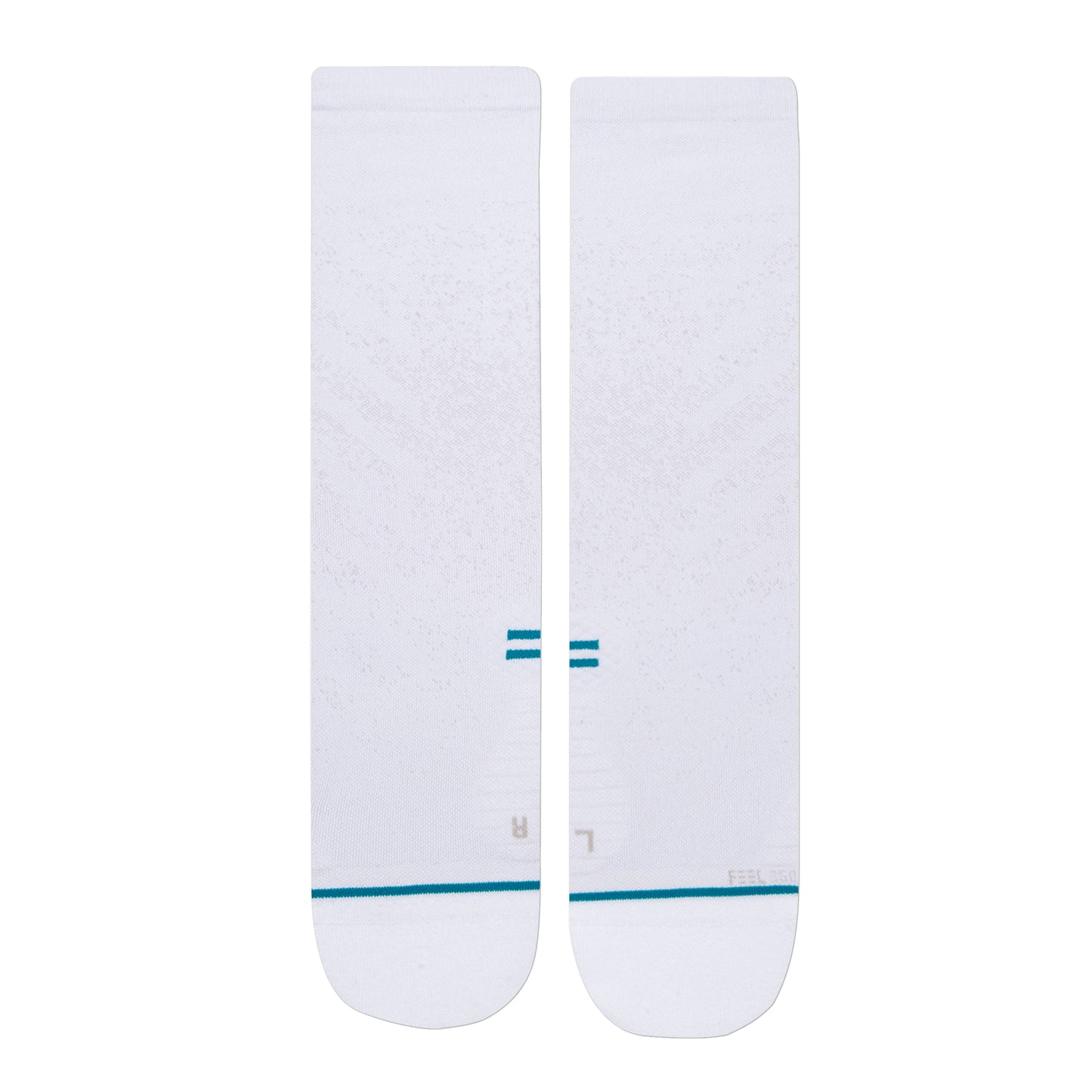 Stance Run Light Crew Socks (Medium, White)