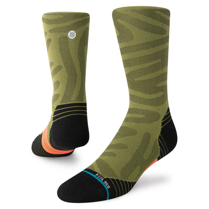 Stance Ciele Camo Crew Socks (Medium, Black)