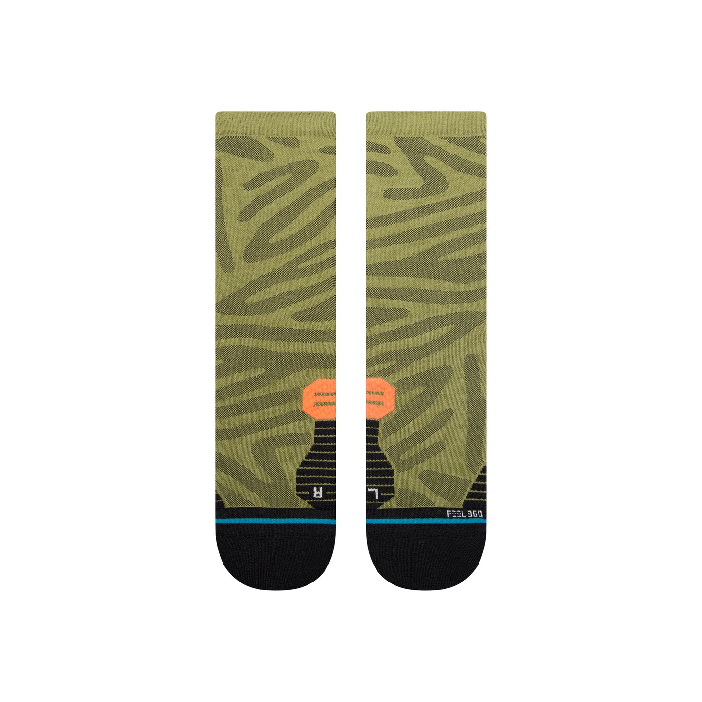 Stance Ciele Camo Crew Socks (Medium, Black)