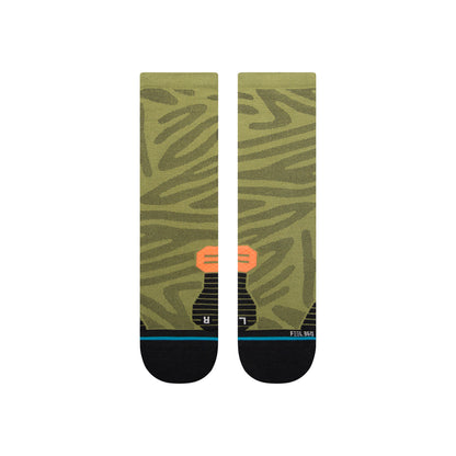 Stance Ciele Camo Crew Socks (Medium, Black)