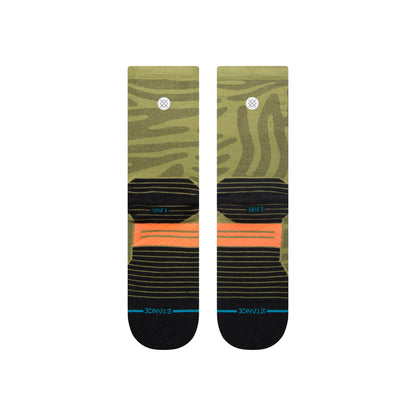 Stance Ciele Camo Crew Socks (Medium, Black)