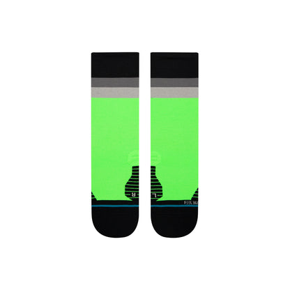 Stance Maxed Crew Socks (Medium, Neon Green)