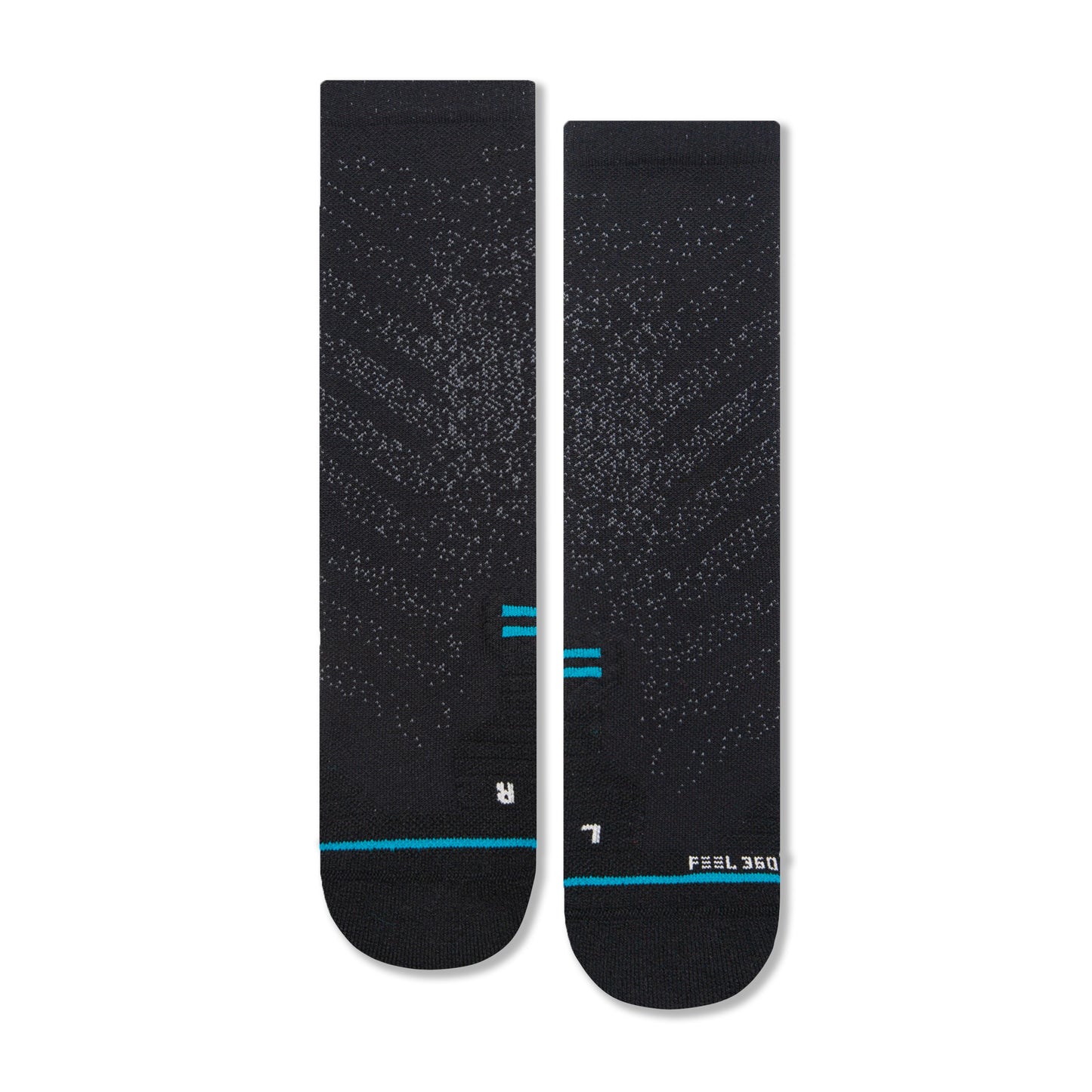 Stance Athletic Crew Socks (Small, Black)