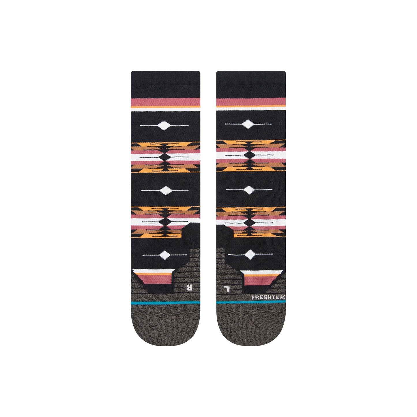 Stance Cloaked Mid Crew Socks (Medium, Washed Black)
