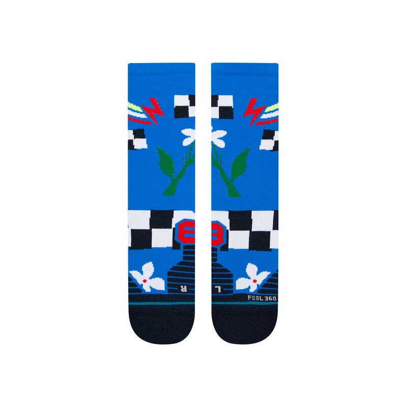 Stance Brickyard Crew Socks (Medium, Royal)