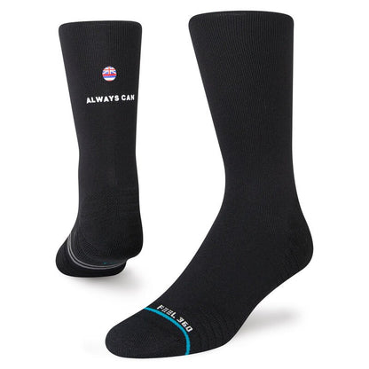 Stance Da Rulk Crew Socks (Medium, Black)