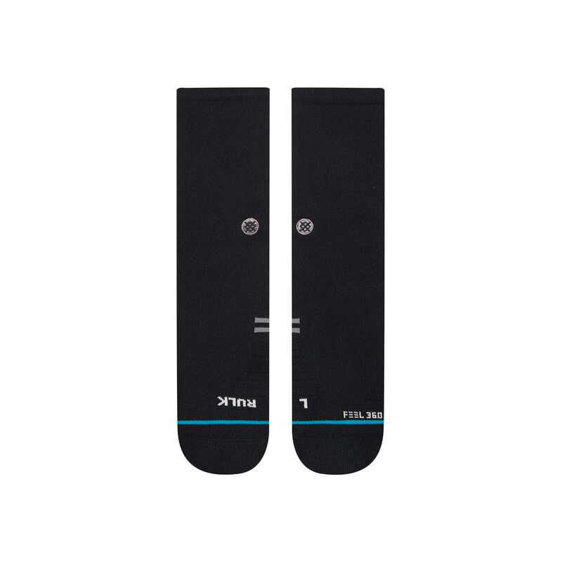 Stance Da Rulk Crew Socks (Large, Black)