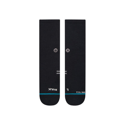 Stance Da Rulk Crew Socks (Large, Black)