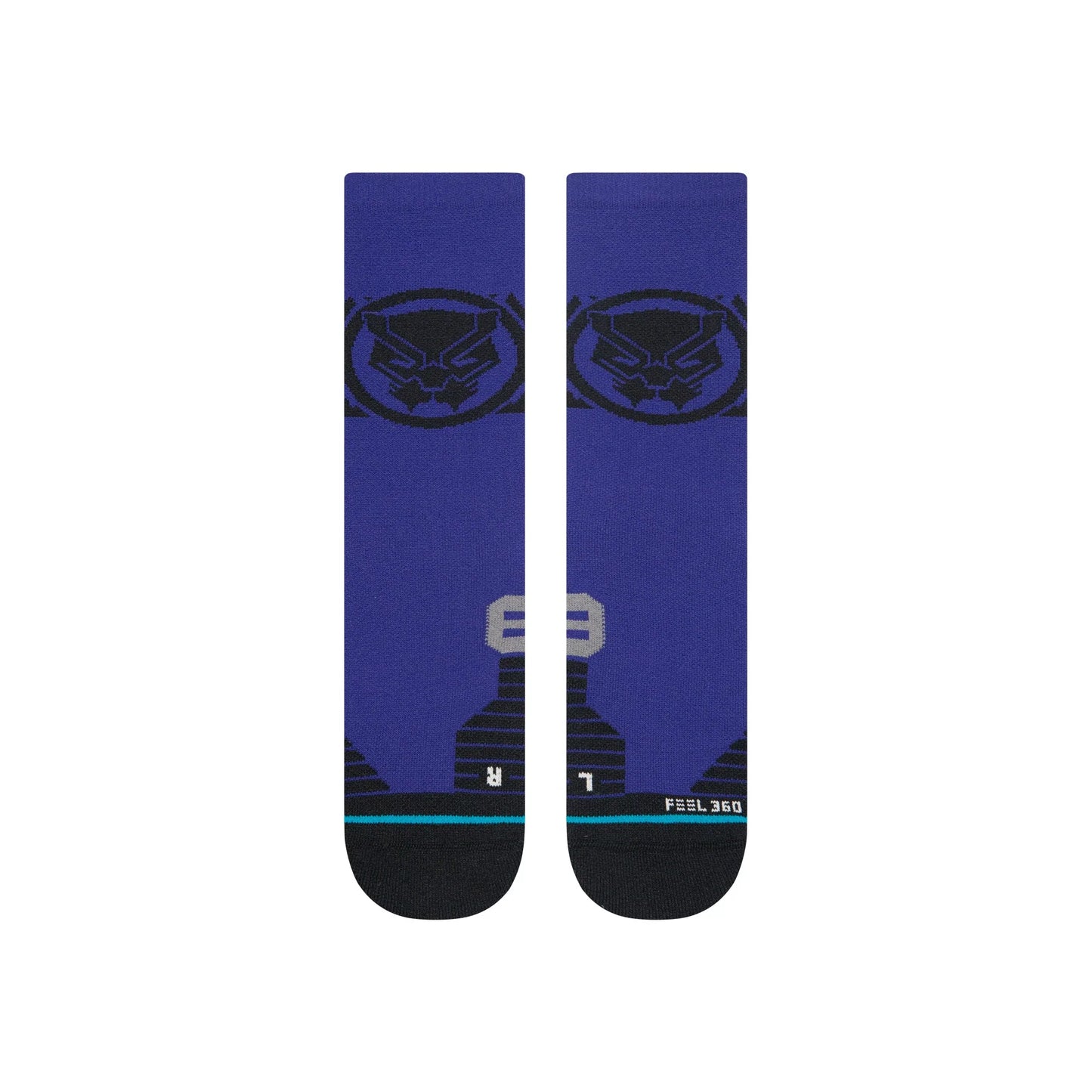 Stance The King Crew Socks (Medium, Purple)
