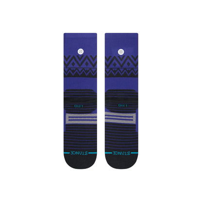 Stance The King Crew Socks (Medium, Purple)