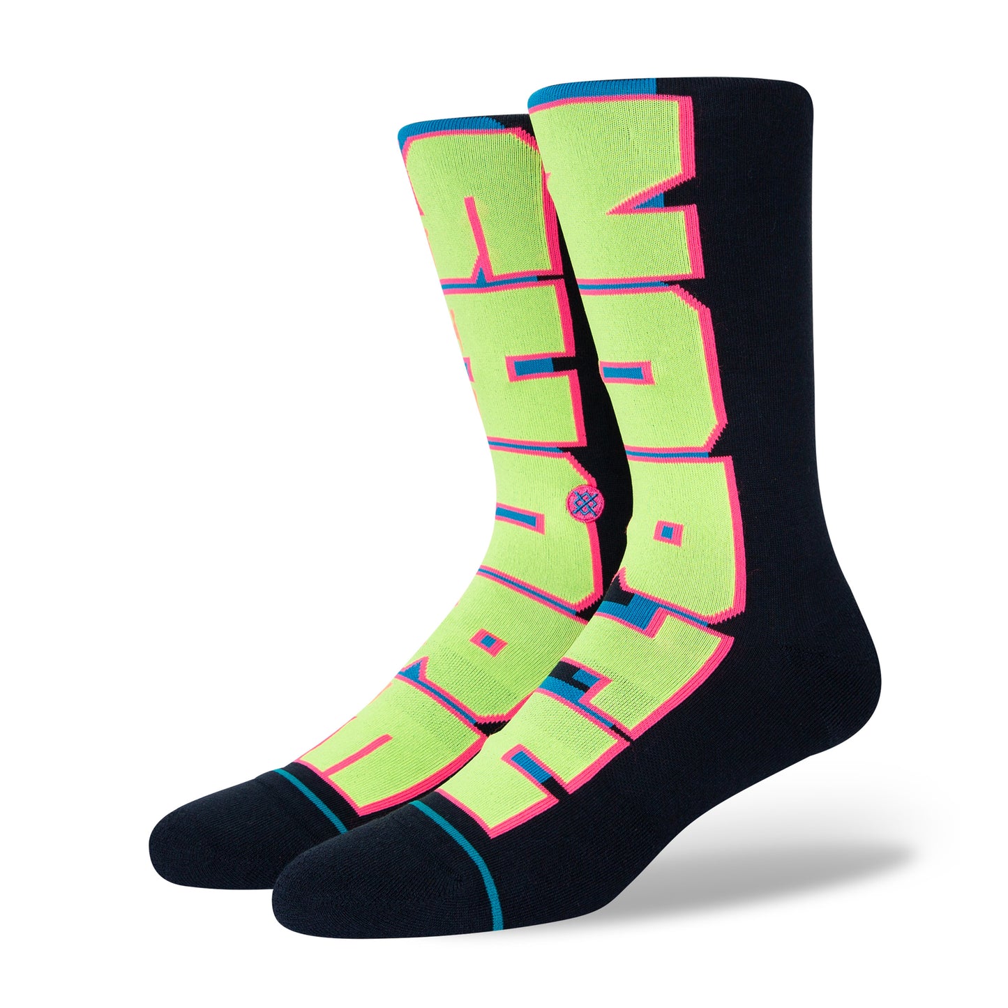 Stance So Haole Crew Socks (Medium, Navy)