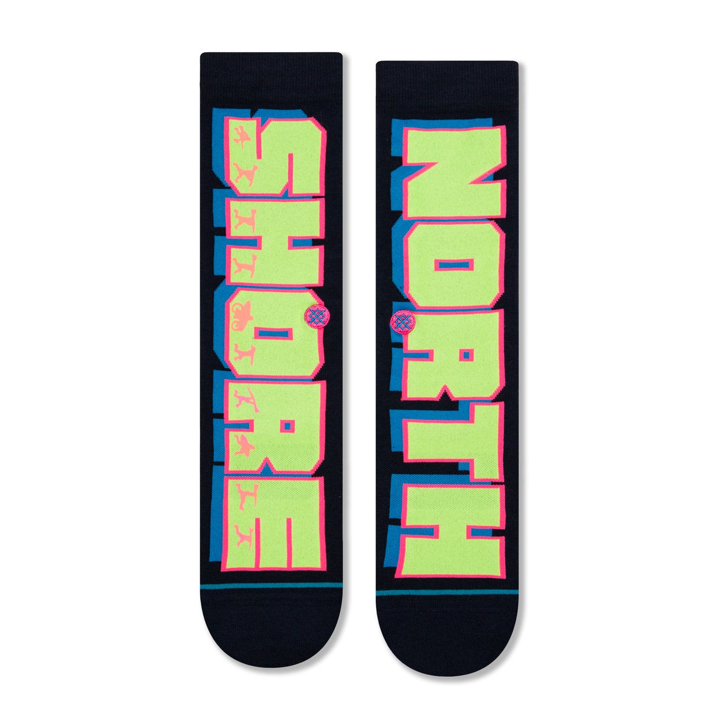 Stance So Haole Crew Socks (Medium, Navy)