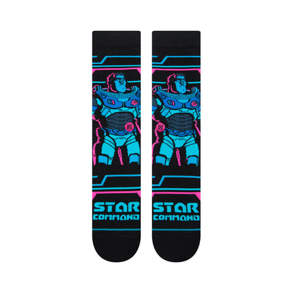 Stance Lightyear Crew Socks (Medium, Black)