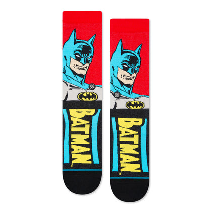 Stance Batman Comic Crew Socks (Small, Black)