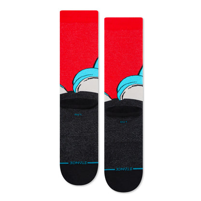 Stance Batman Comic Crew Socks (Small, Black)