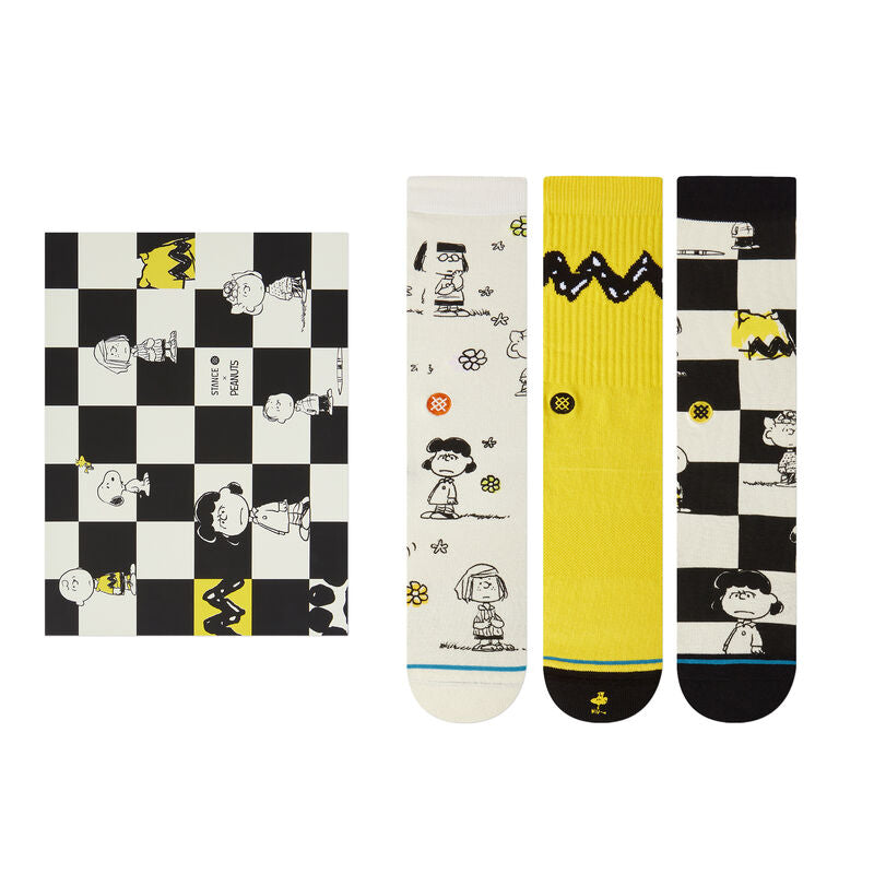 Stance Peanuts Box Set Crew Socks (Large, Multi)
