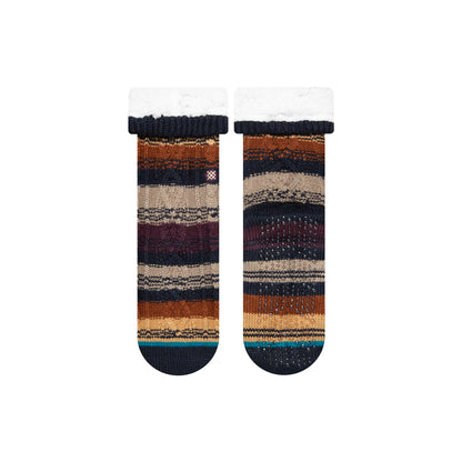 Stance Toasted Crew Socks (Medium, Burgundy)