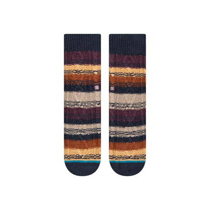 Stance Toasted Crew Socks (Small, Burgundy)