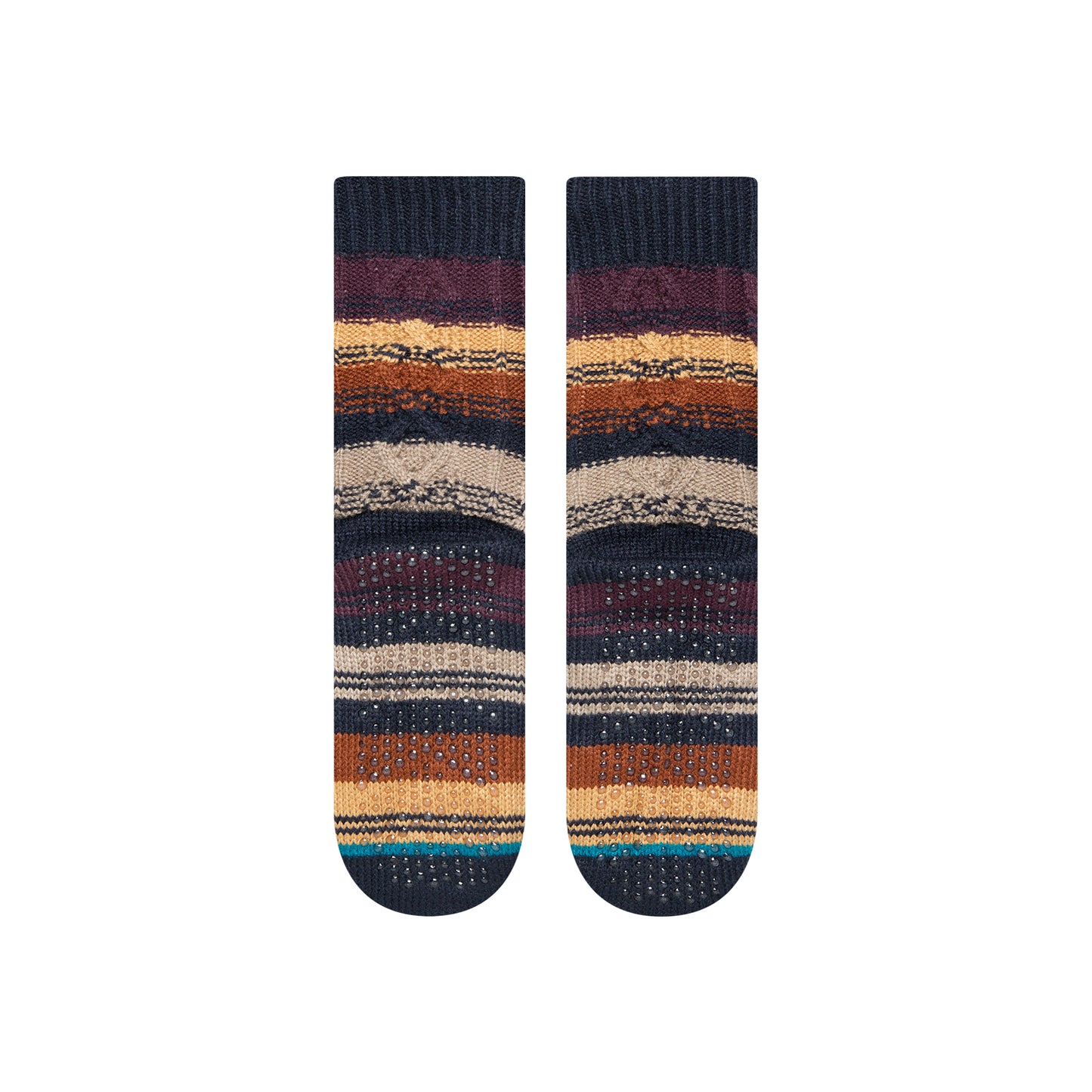 Stance Toasted Crew Socks (Medium, Burgundy)
