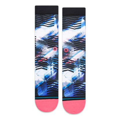 Stance Crew Palm Chevron Socks (Large, Black)