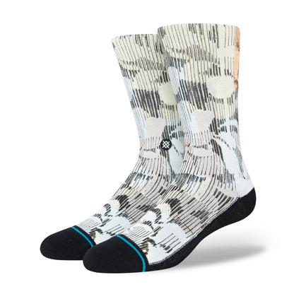 Stance Vine Crew Socks (Medium, Washed Black)