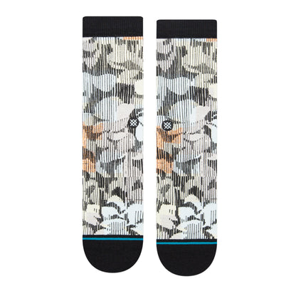 Stance Vine Crew Socks (Medium, Washed Black)
