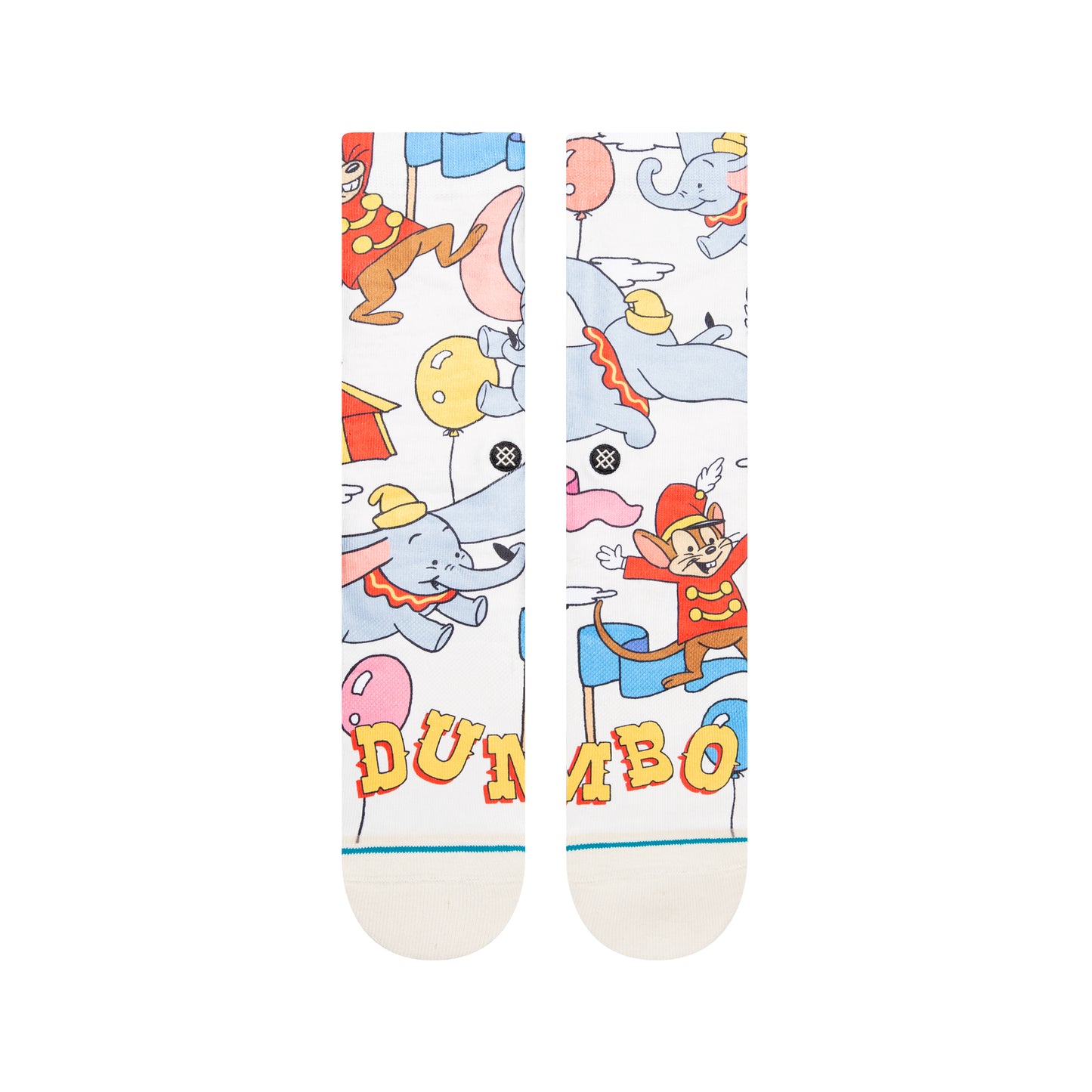 Stance Dumbo By Travis Crew Socks (Small, Off White)