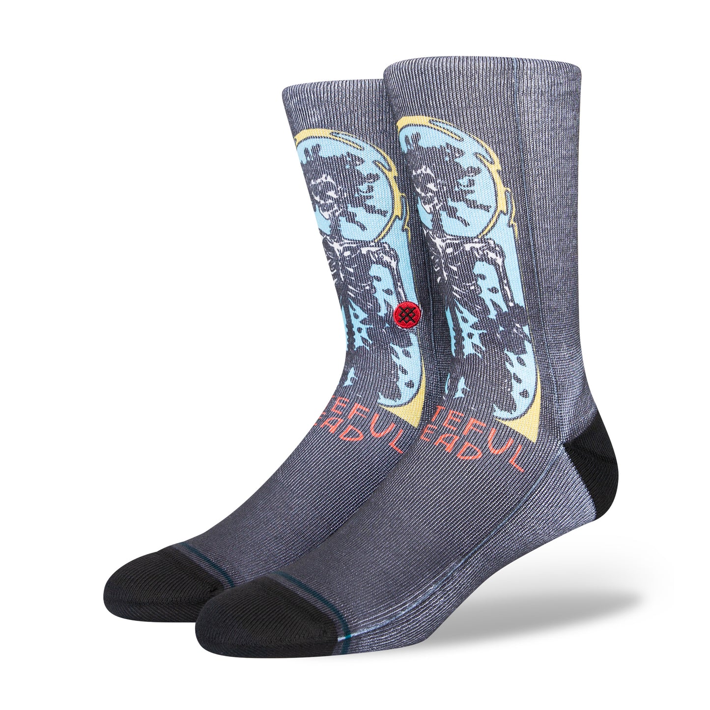 Stance Ful Crew Socks (Medium, Washed Black)