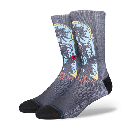 Stance Ful Crew Socks (Medium, Washed Black)