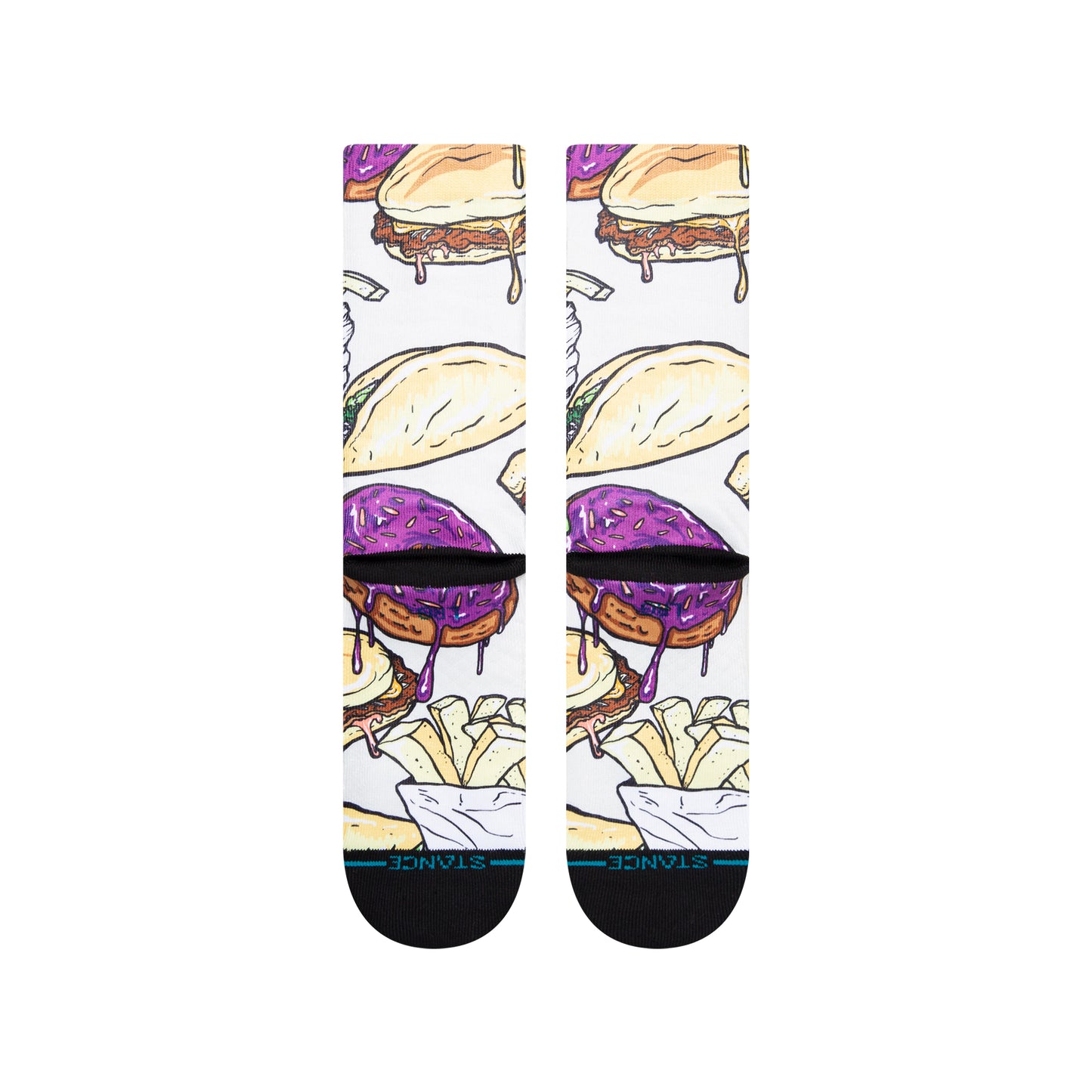 Stance Neen Crew Socks (Medium, Vintage White)