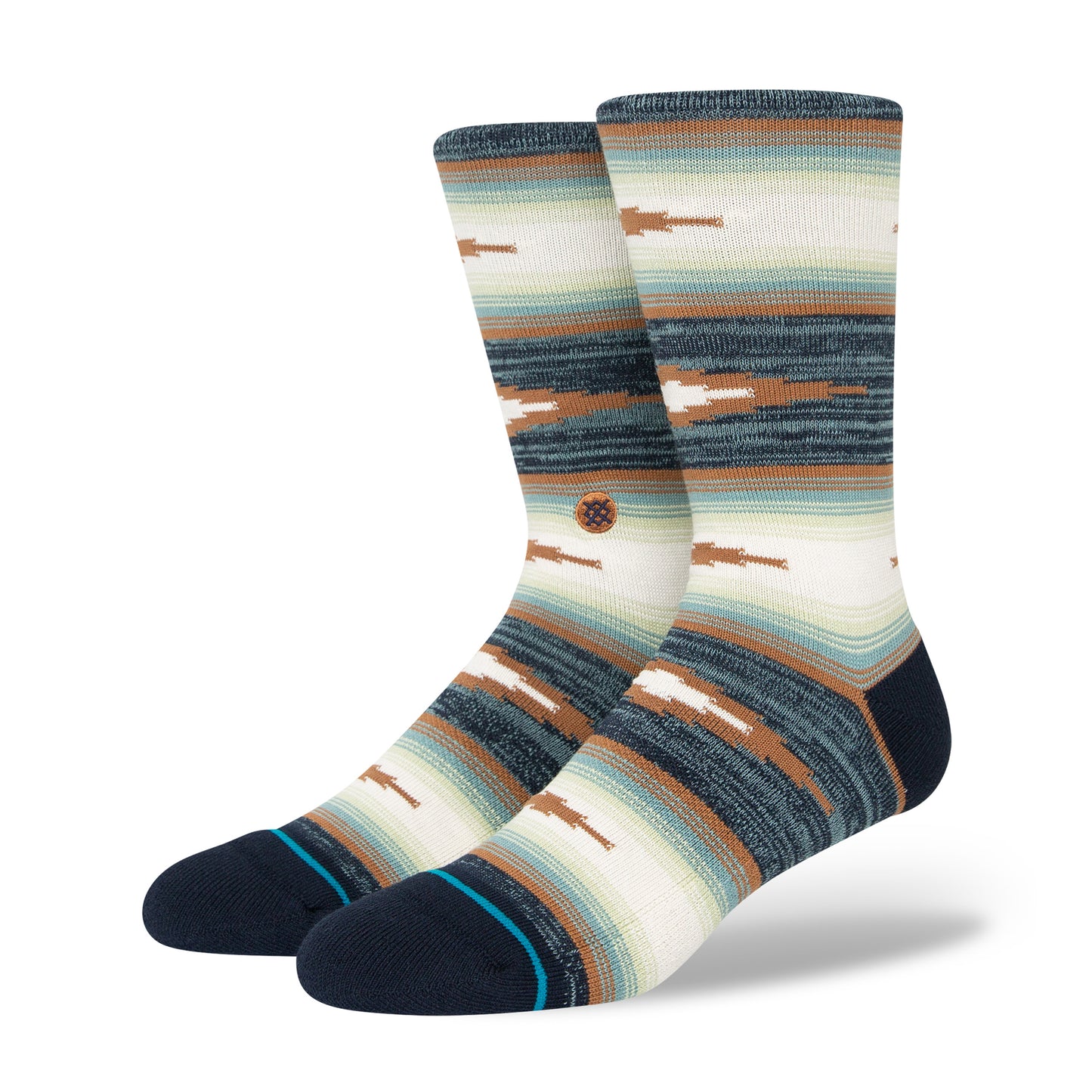 Stance Palama Crew Socks (Medium, Navy)