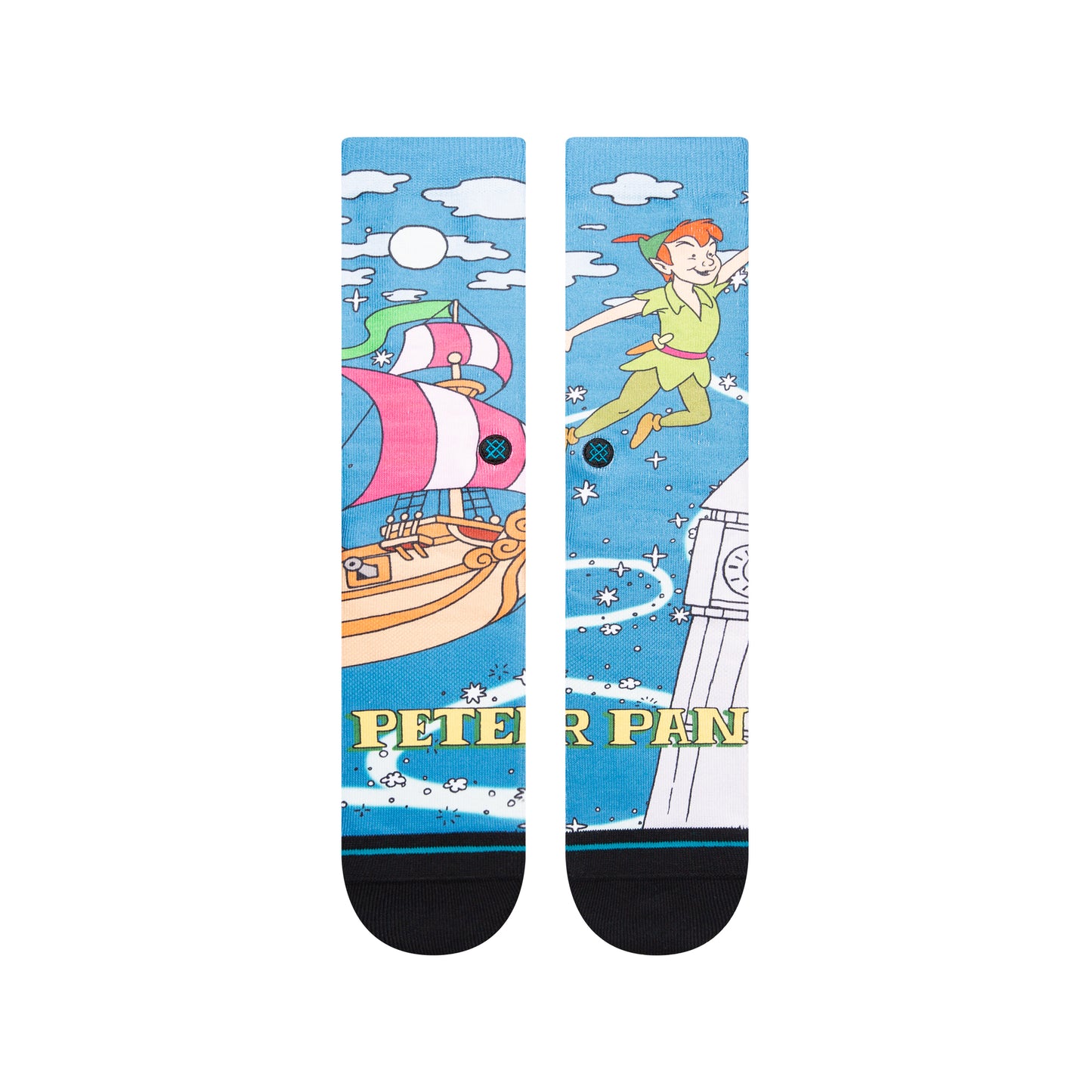 Stance Peter Pan By Travis Crew Socks (Medium, Blue)