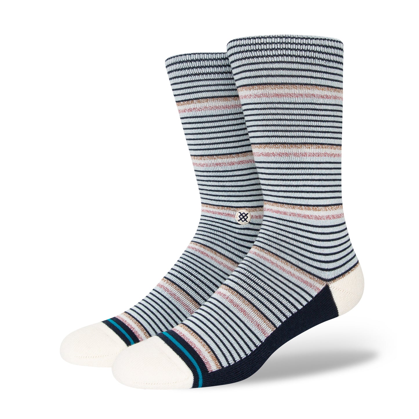Stance Vicktor Crew Socks (Medium, Navy)
