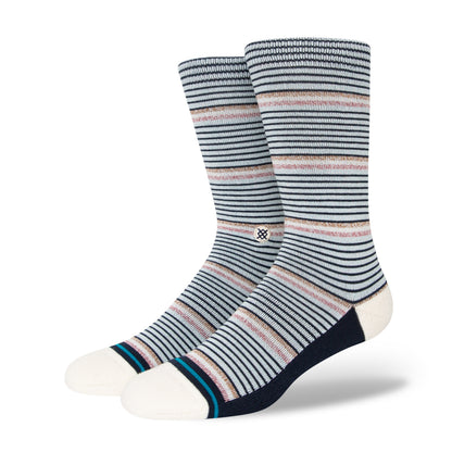 Stance Vicktor Crew Socks (Medium, Navy)