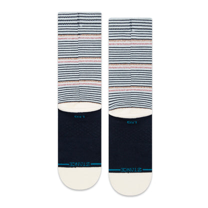 Stance Vicktor Crew Socks (Medium, Navy)