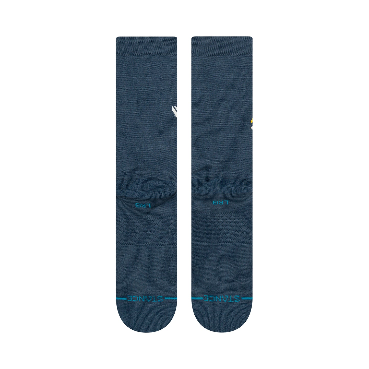 Stance Dj Warrior Crew Socks (Medium, Blue)