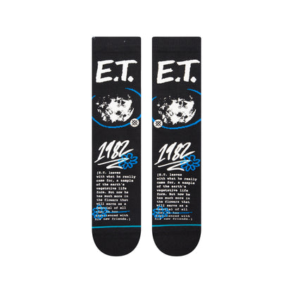 Stance Extra Terrestrial Crew Socks (Medium, Black)
