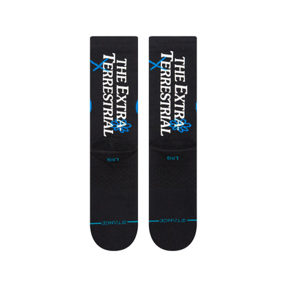 Stance Extra Terrestrial Crew Socks (Medium, Black)
