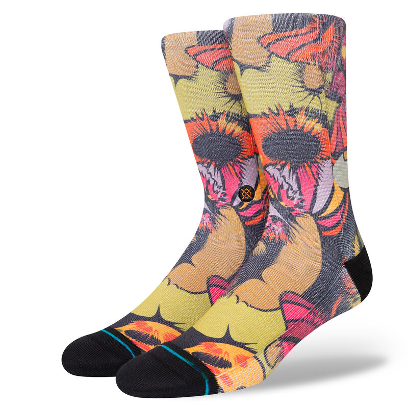 Stance Gooey Crew Socks (Large, Black)