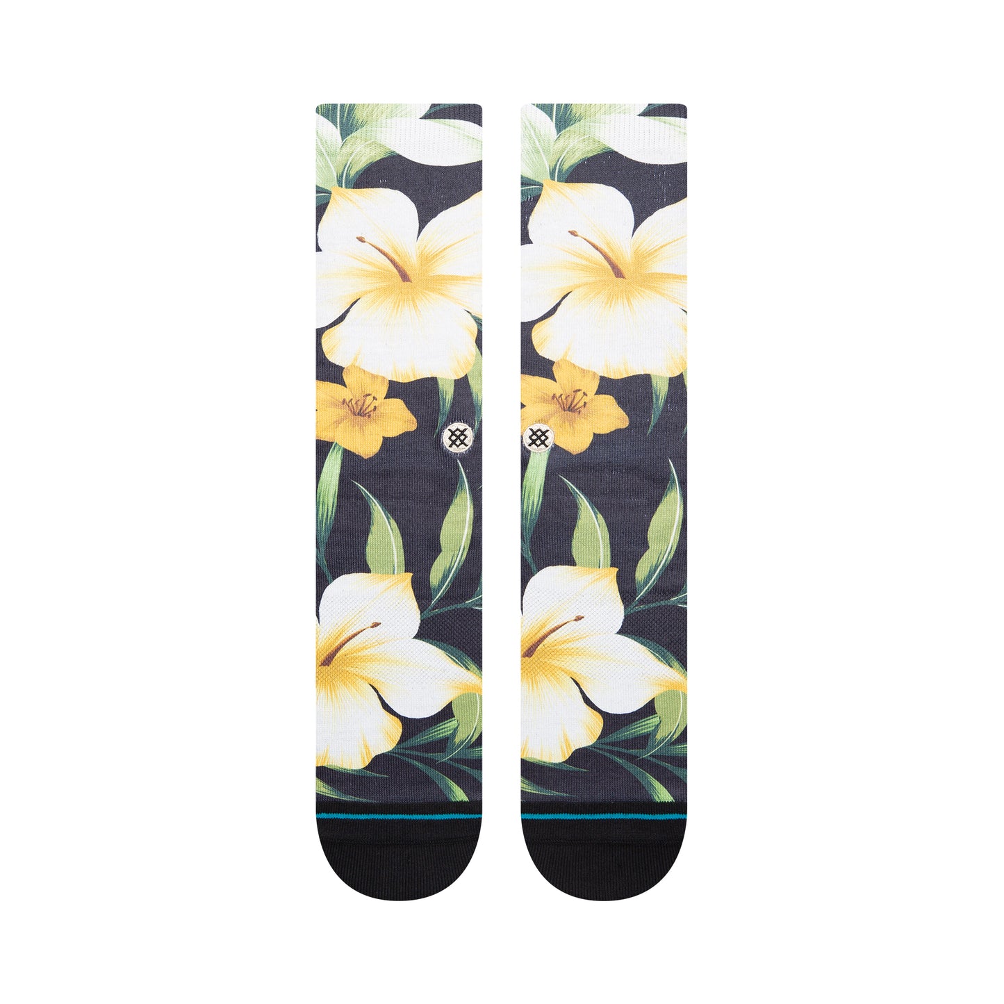 Stance Rivi Tropics Crew Socks (Small, Black)
