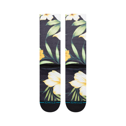 Stance Rivi Tropics Crew Socks (Small, Black)