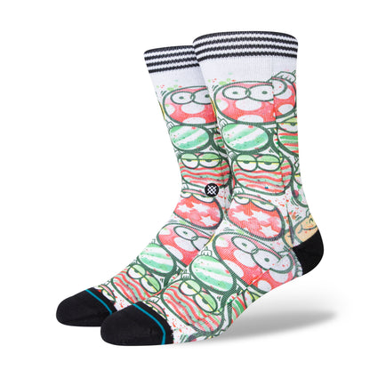 Stance Kevin Lyons Ornament Crew Socks (Medium, White)