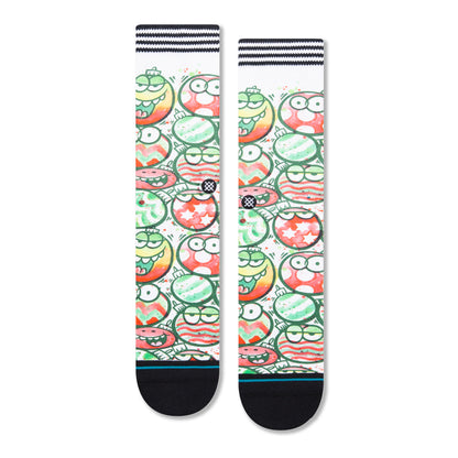 Stance Kevin Lyons Ornament Crew Socks (Medium, White)