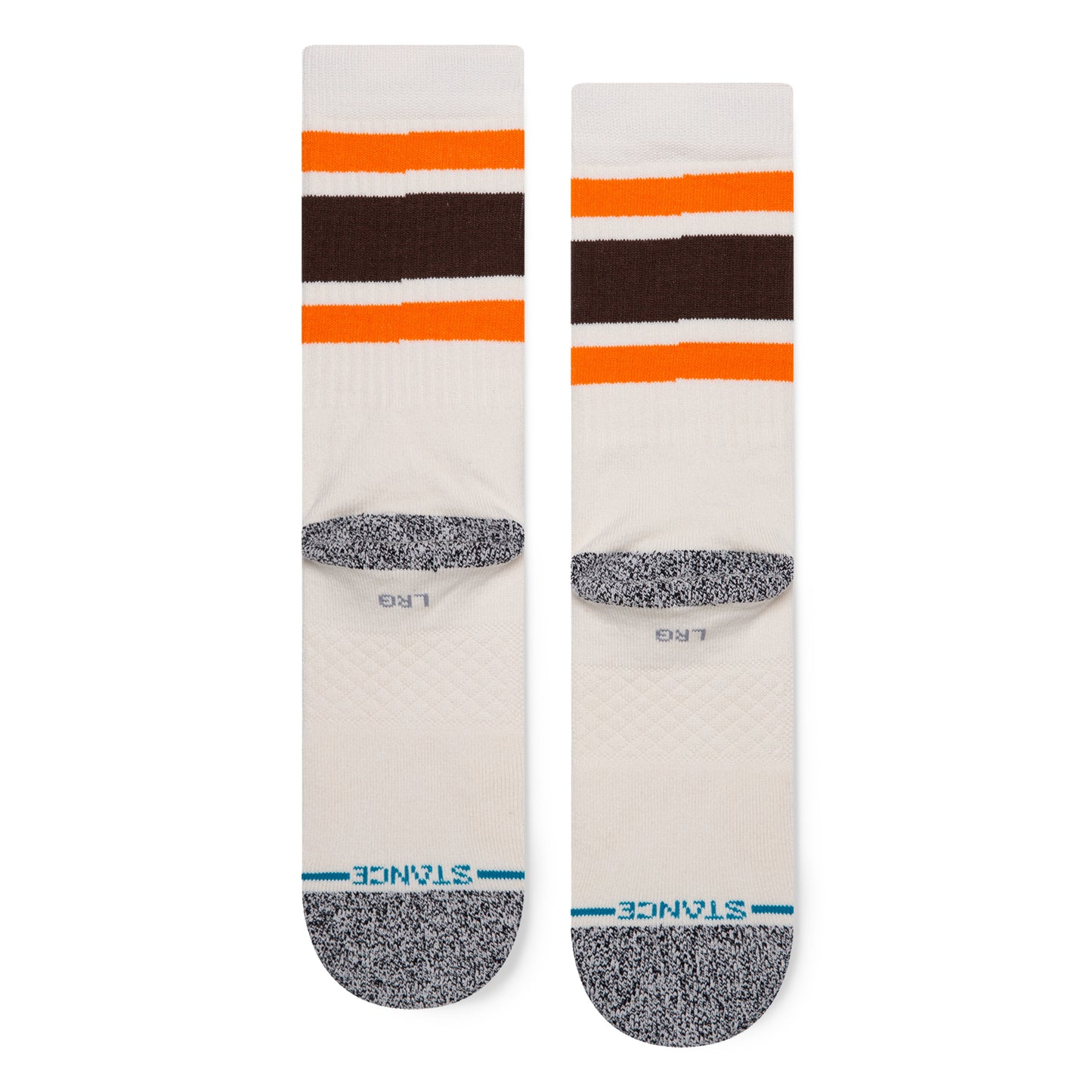 Stance Crew Boyd St Socks (Medium, Off White)